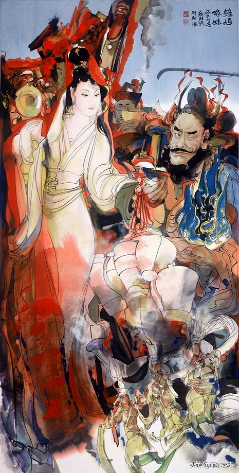 苏维贤人物画作品欣赏,苏维贤人物画艺术