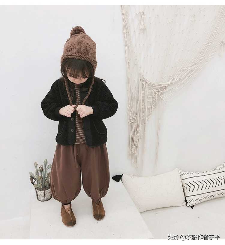 裁剪文艺范拼接灯笼裤,阔腿灯笼裤怎么做