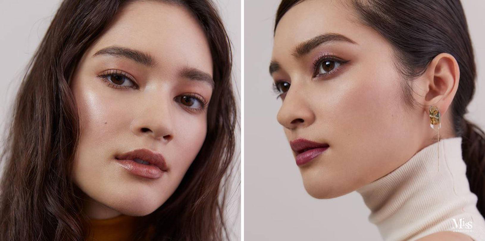 哑光妆容的魅力，在于提供漆黑的夜晚，展现色彩之美