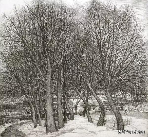 德国风景素描大全,东欧风景素描