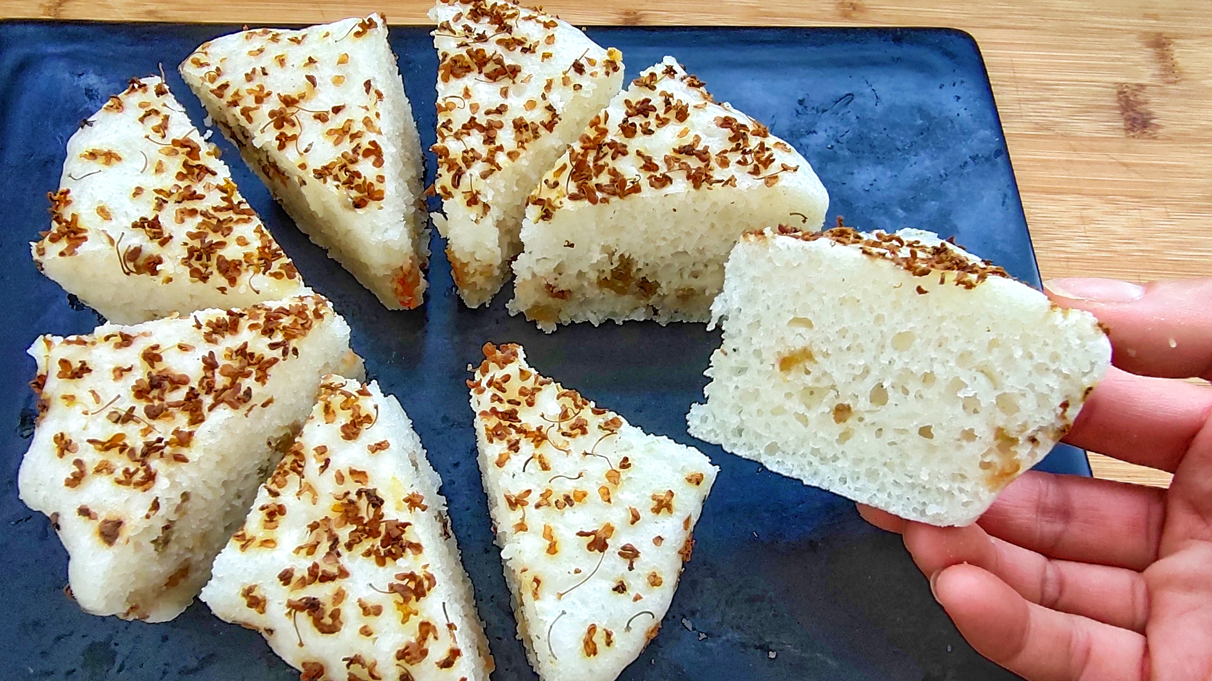 自发面粉做发糕为什么做出来发黏,怎样做粘米粉发糕才松软好吃视频