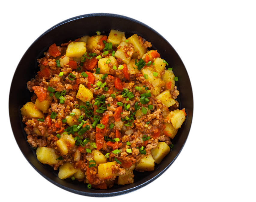 简单家常菜做法肉末土豆,肉末香菇土豆盖饭