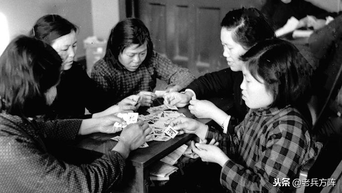 1949-1952年上海市的扫盲教育纪实老照片