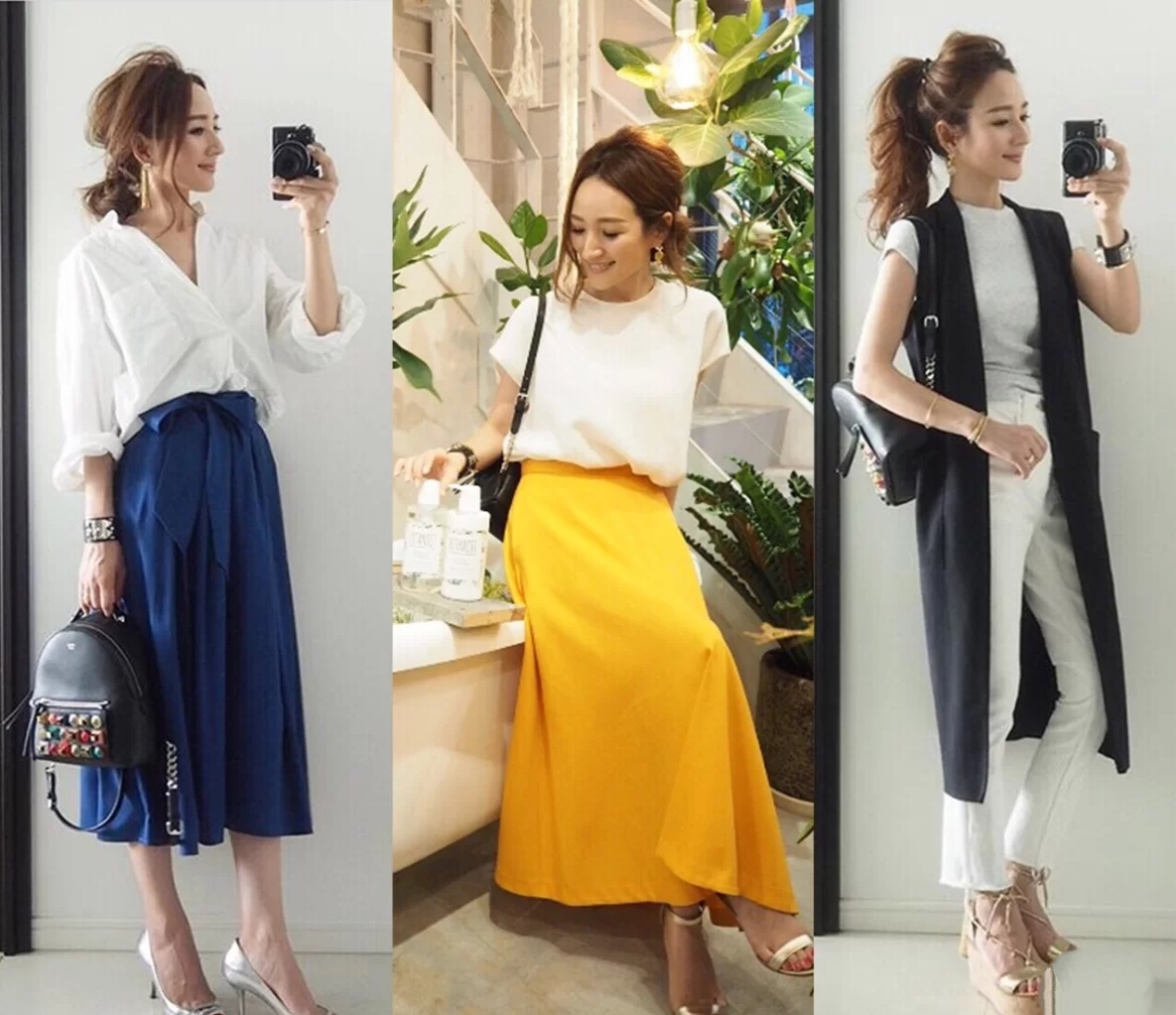 中年小个子没存在感？看38岁日系辣妈星玲奈穿搭，精致优雅又随意