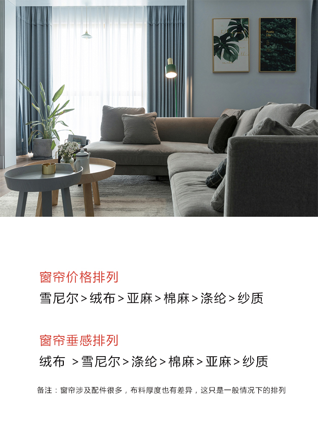 家装窗帘用哪种布料比较好,房间窗帘选择哪种布料好