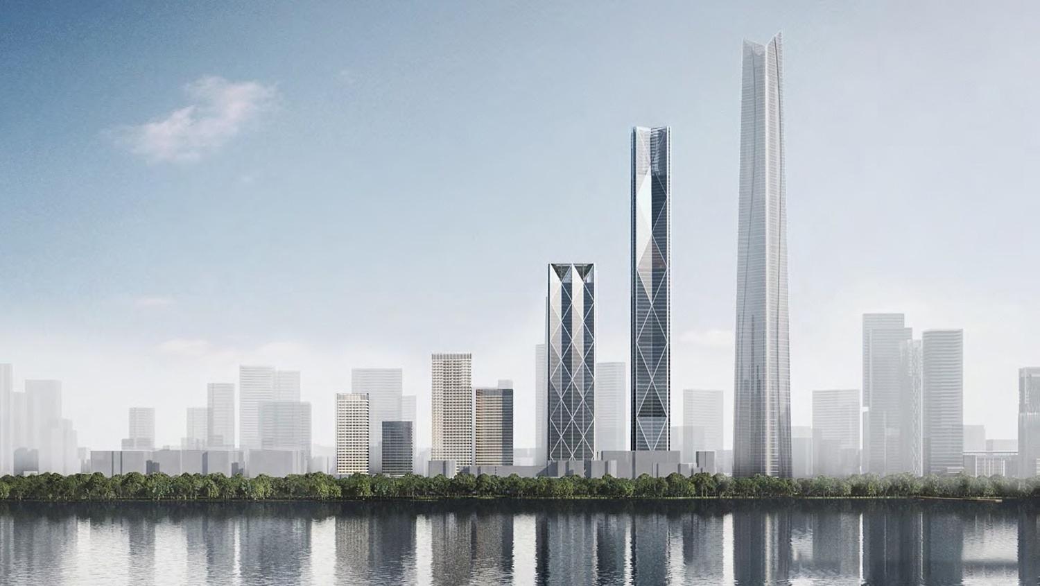 武汉400摩天高楼集合,武汉900米的高楼大厦