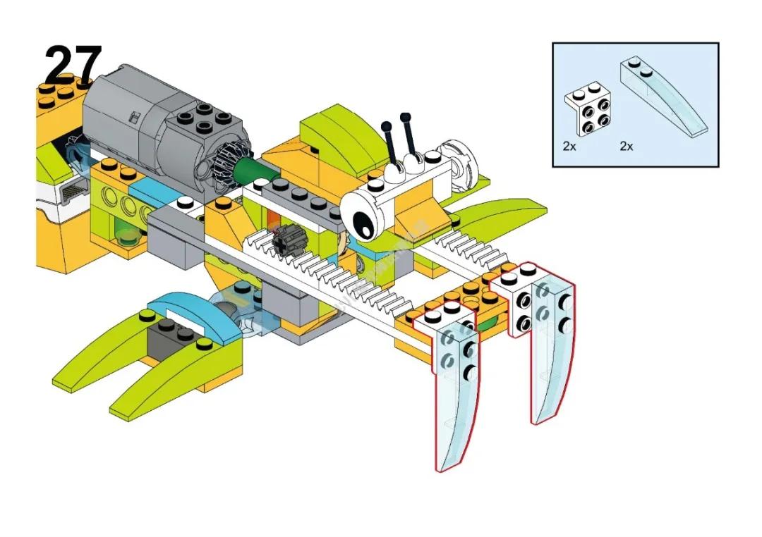 乐高wedo昆虫,wedo螳螂搭建