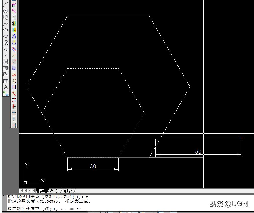 cad参照底图怎么用sc调尺寸,cad快捷键sc配合r怎么使用