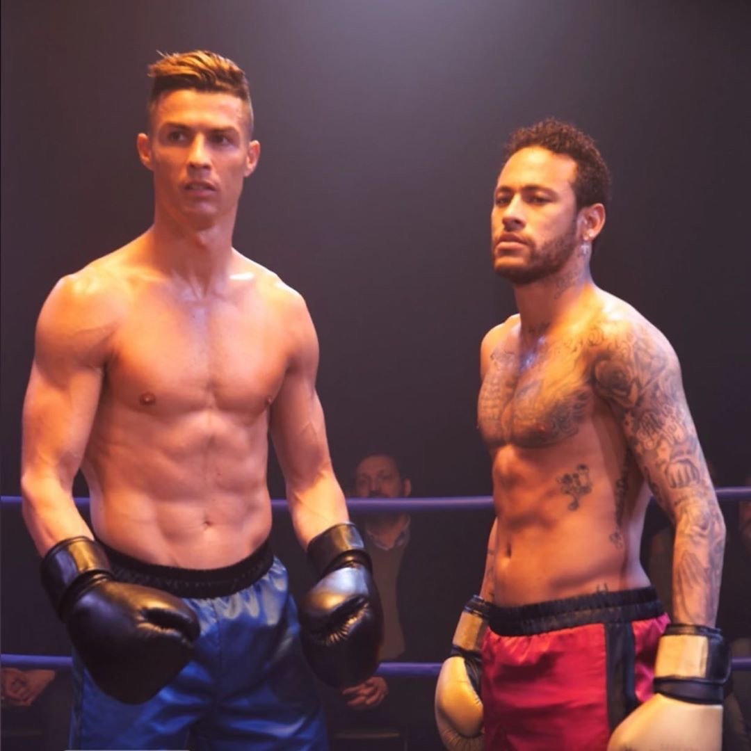 c罗内马尔花式颠球,c罗内马尔打拳完整版