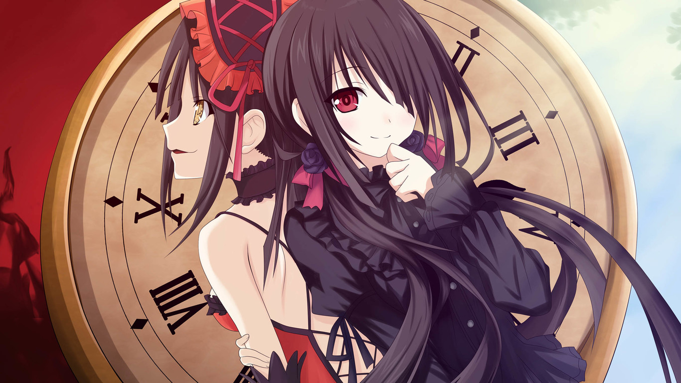 时崎狂三动漫美图壁纸,约会大作战狂三高清壁纸1080p