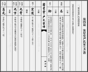 历史上真实族谱,历史遗留族谱