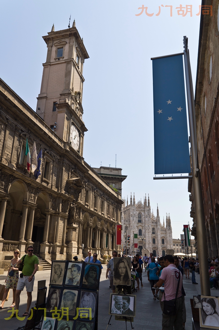 意大利旅游米兰大教堂,欧洲怀旧复古老片意大利