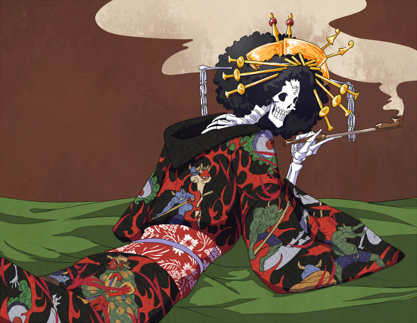 海迷必备草帽团壁纸：甚平笑起来像个300斤的胖子，娜美素质三连