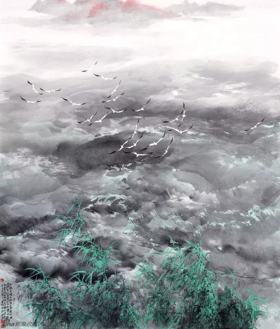 画家宋雨桂作品欣赏,宋雨桂山水书画作品