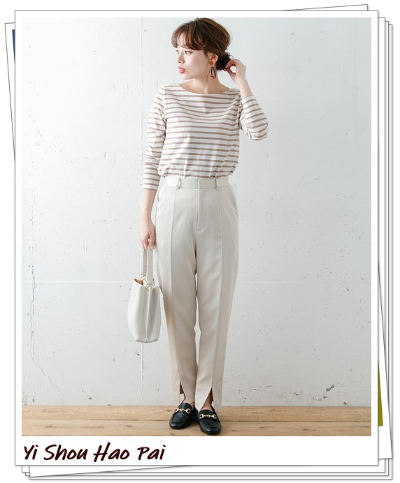 横条纹上衣搭配什么好看,横条纹的上衣搭配