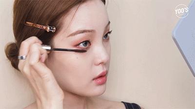 单眼皮肿眼泡眼尾上翘眼妆画法,单眼皮眼妆的画法初学者视频