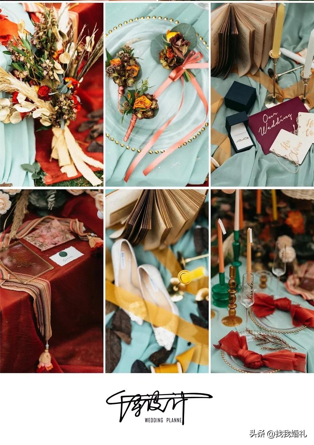 极简西式婚礼户外布置,法式复古婚礼户外效果