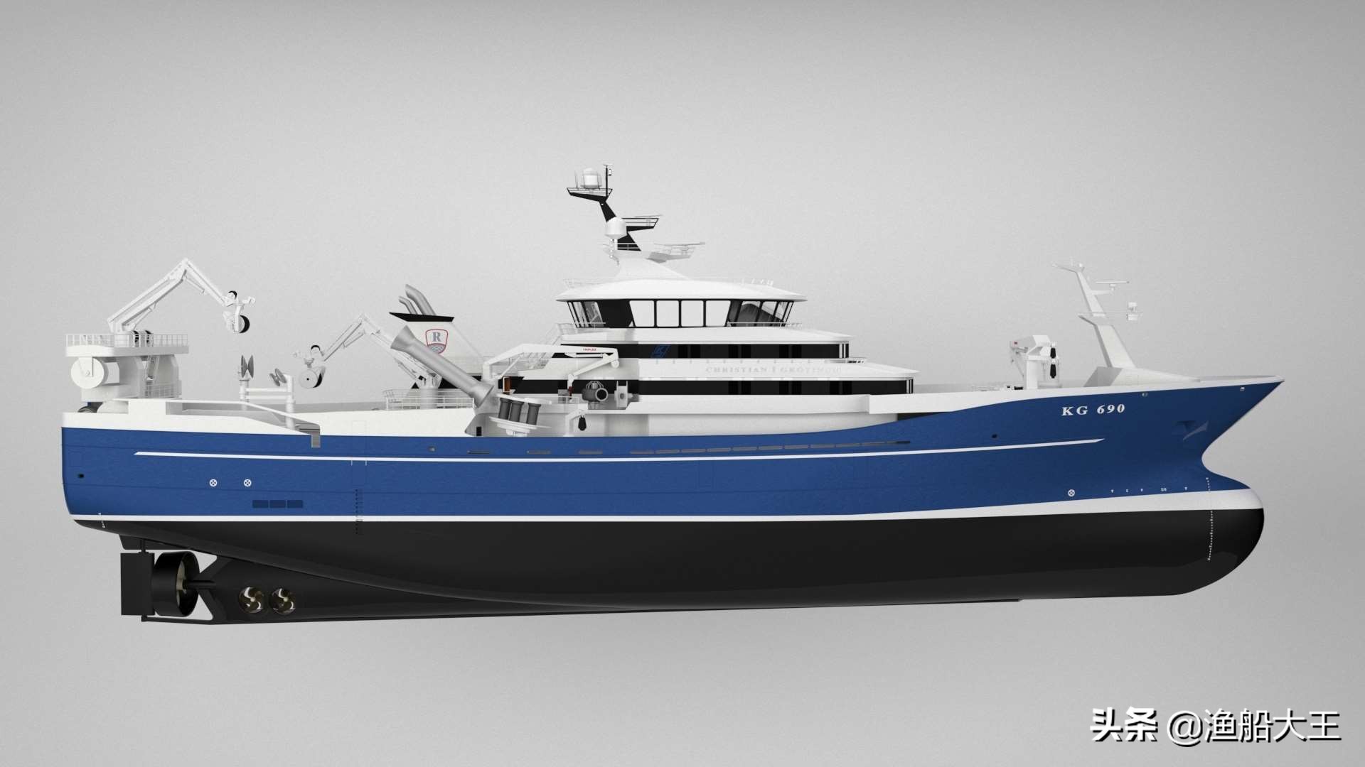 北欧新型渔船建造,欧洲现代化大型远洋渔船