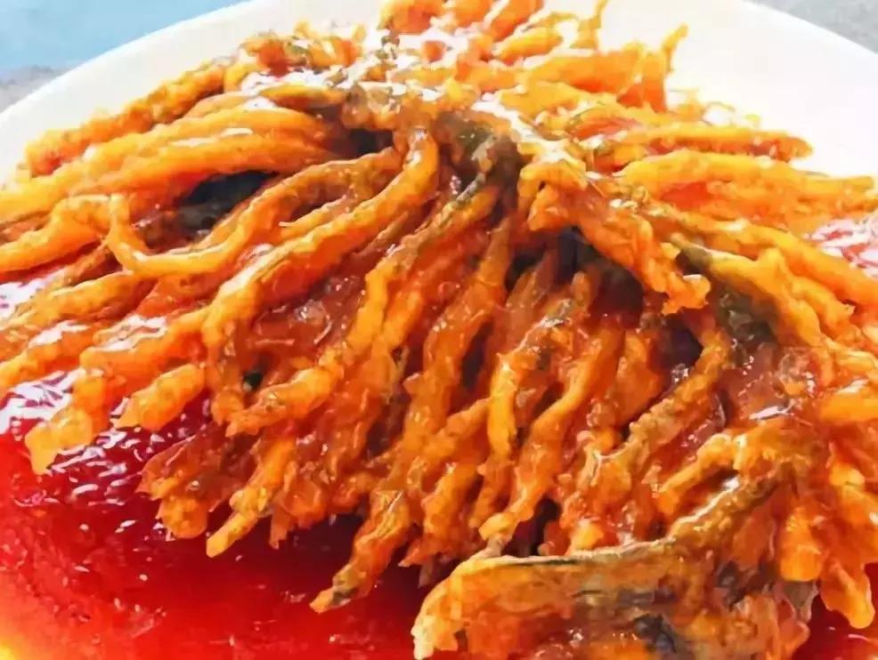 特点菜金毛狮子鱼,石家庄特点金毛狮子鱼