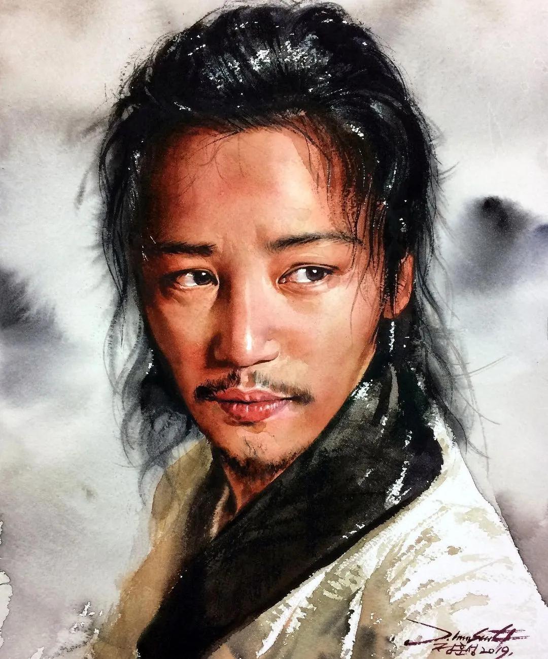 极简的水彩画作品,灵动脱俗的水彩画