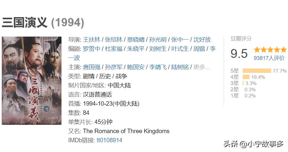 豆瓣评分最高的国产电视剧,二十部国产高分电视剧你看过几部