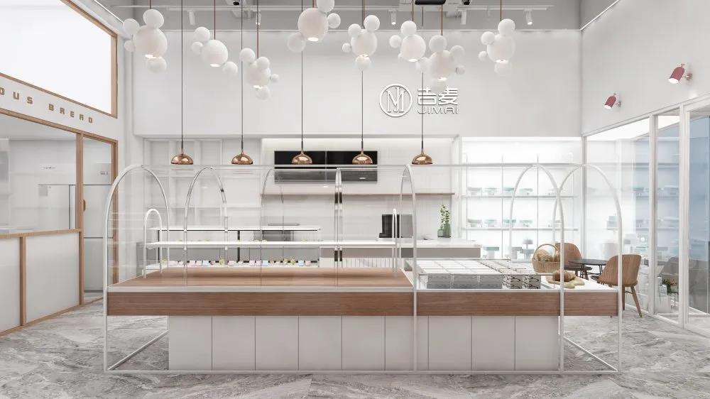 蛋糕店简装修风格图片,新中式蛋糕店极简风格