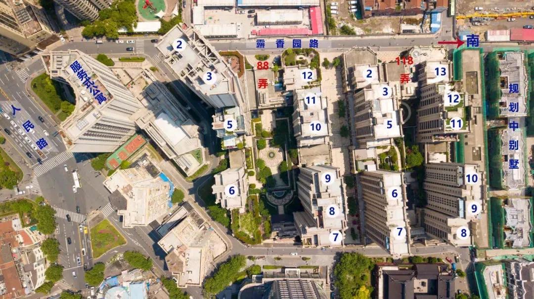 上海黄浦露香园独栋,露香园洋房露台