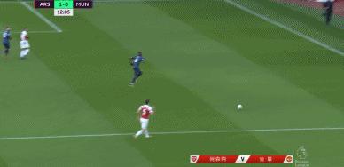 曼联对阿森纳德赫亚,阿森纳怪异进球