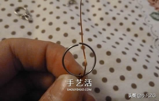 铜线手工制作手链,铜丝手链diy