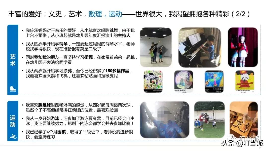 小升初名校孩子简历,小升初的简历是怎样的