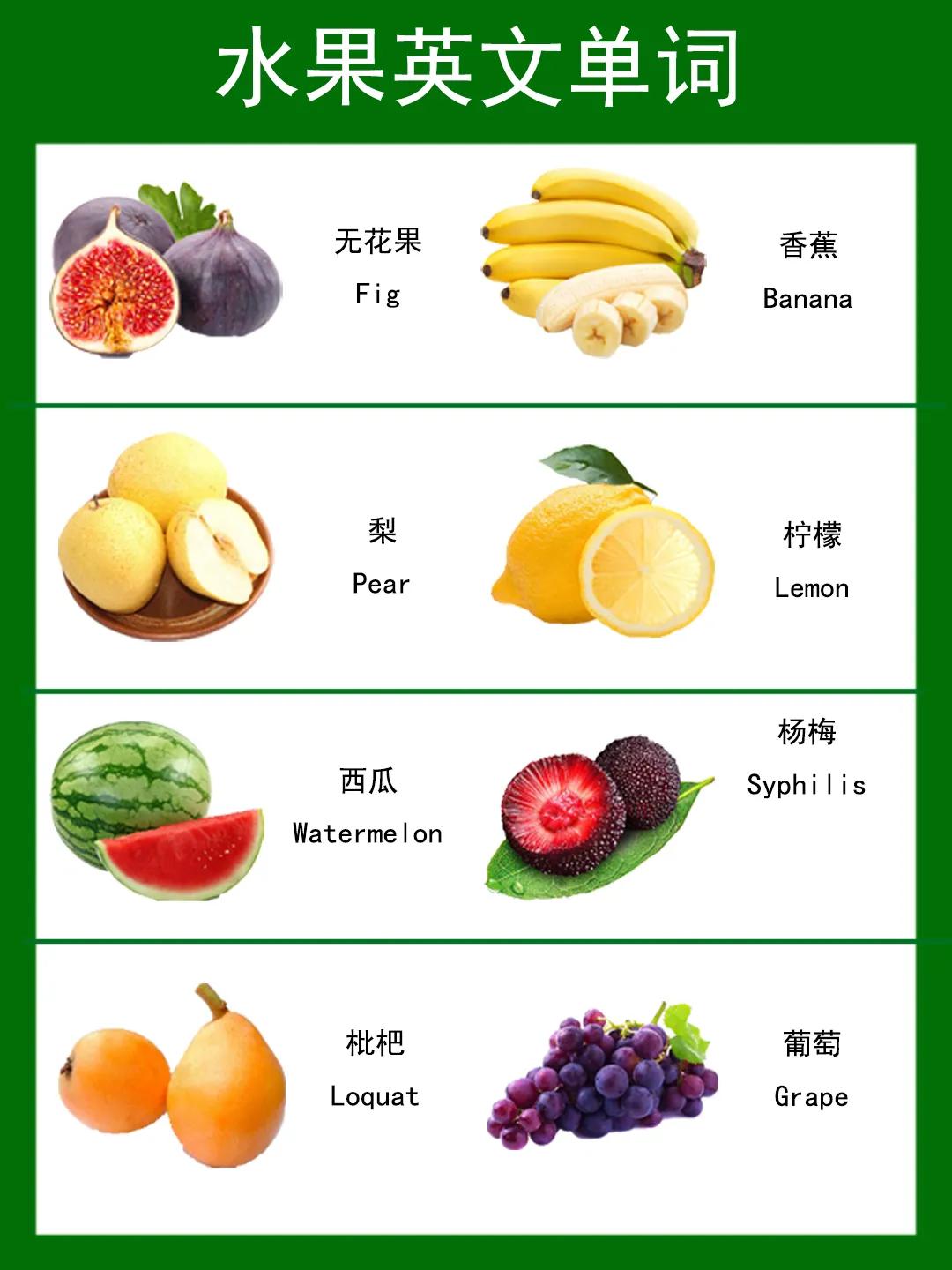 蔬菜和水果的英文单词是什么,各种水果的英文单词加音标怎么念