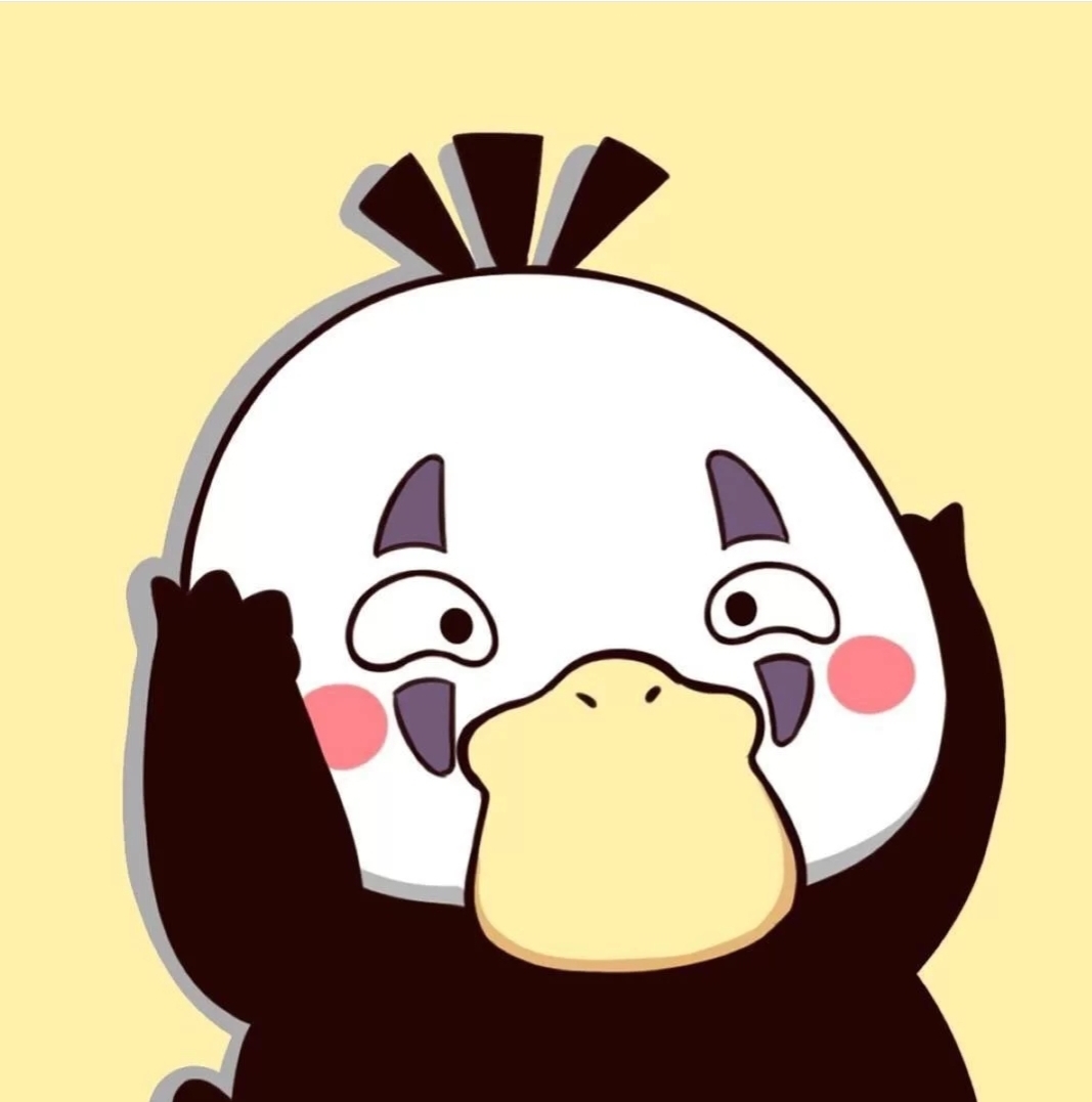 可达鸭头像图片,张嘴可达鸭头像