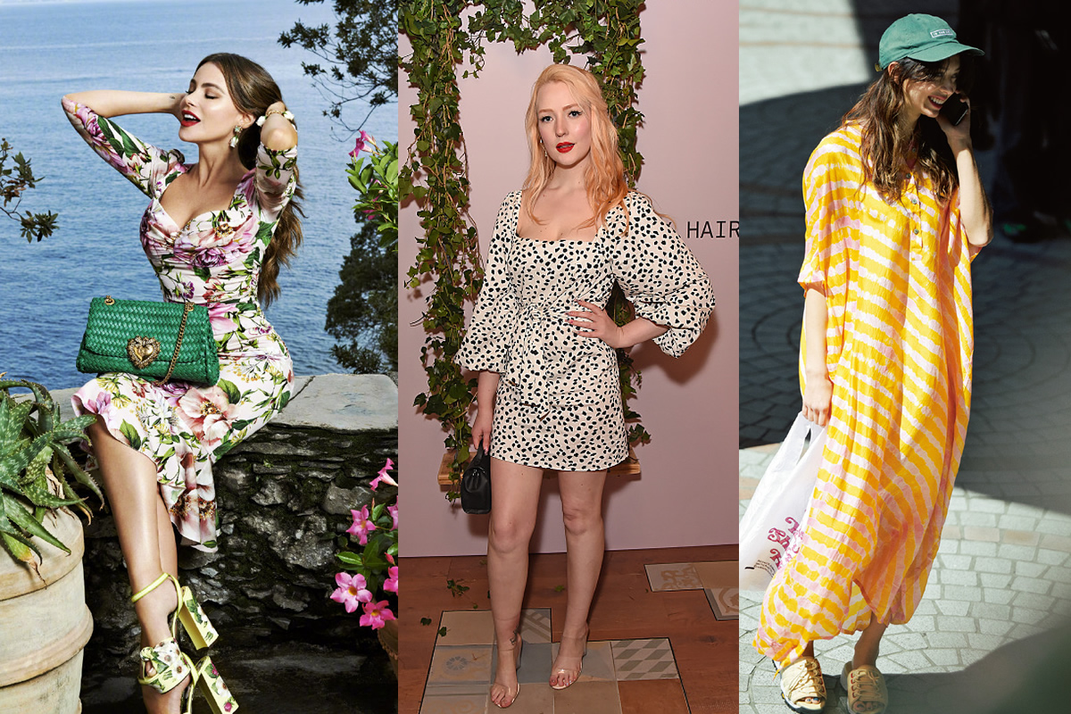 夏天鲜艳的花丛中穿什么裙子好看,夏天穿什么颜色的裙子好看