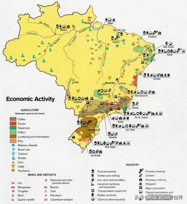 巴西历史上有哪些强国,巴西曾经经济总量超过美国的60%吗