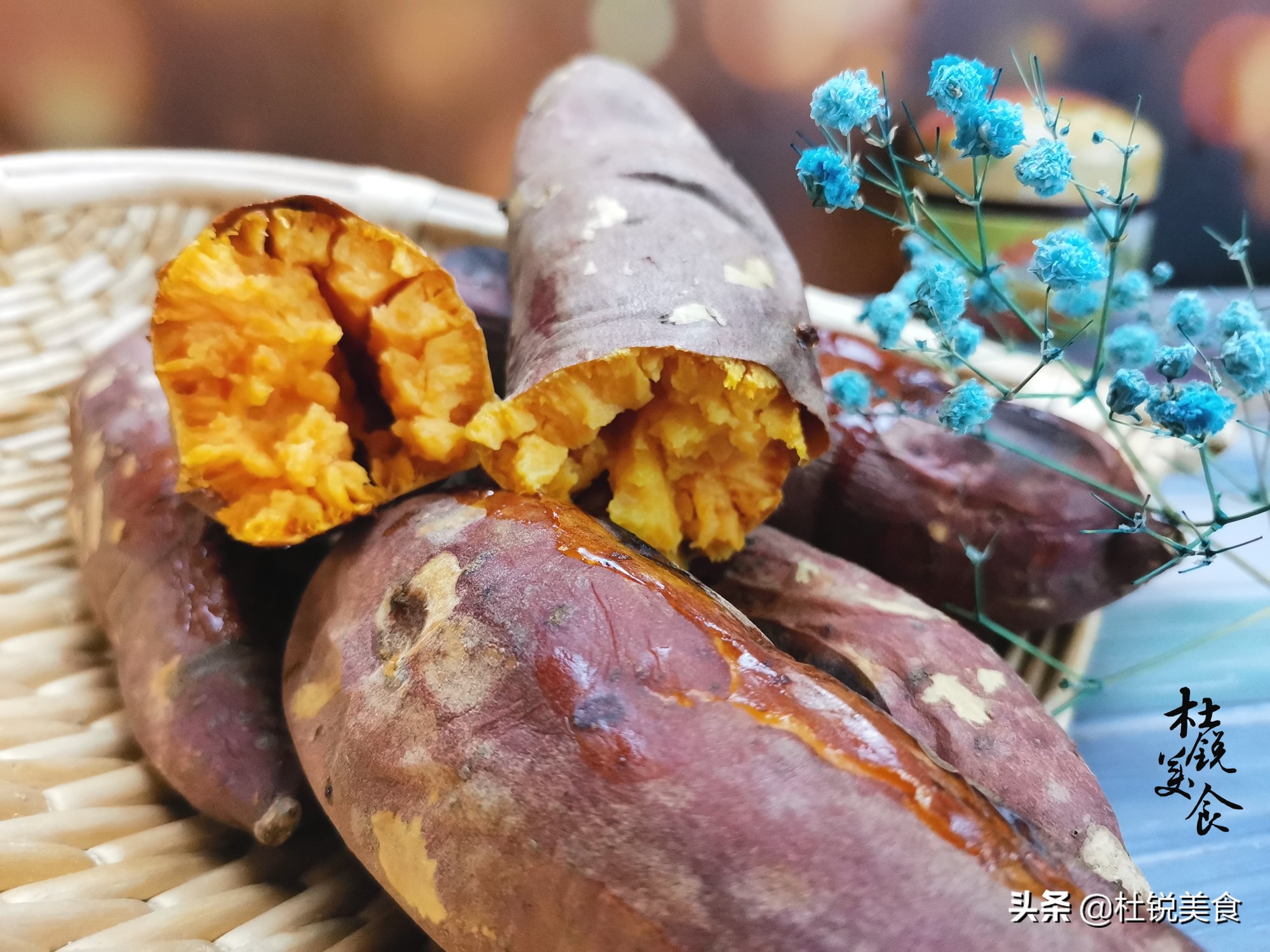 在家烤红薯最好吃的做法,自制烤红薯最好吃的做法