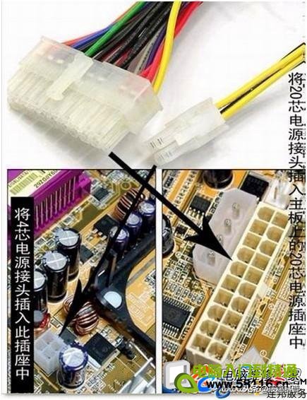 台式电脑华硕主板连线教程,主板连线图详细图解