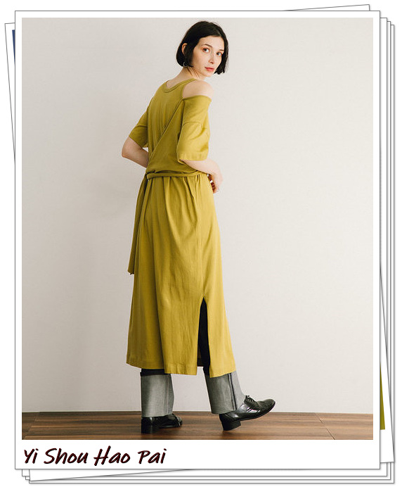 洋气纯棉T恤连衣裙,t恤全棉连衣裙夏季轻奢高级感