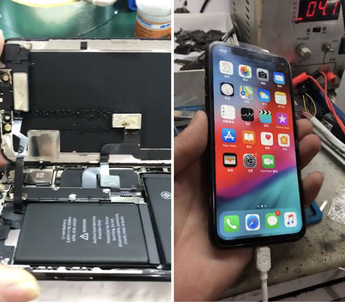 iphonex掉水里充不进去电,iphonex换电池充不满电