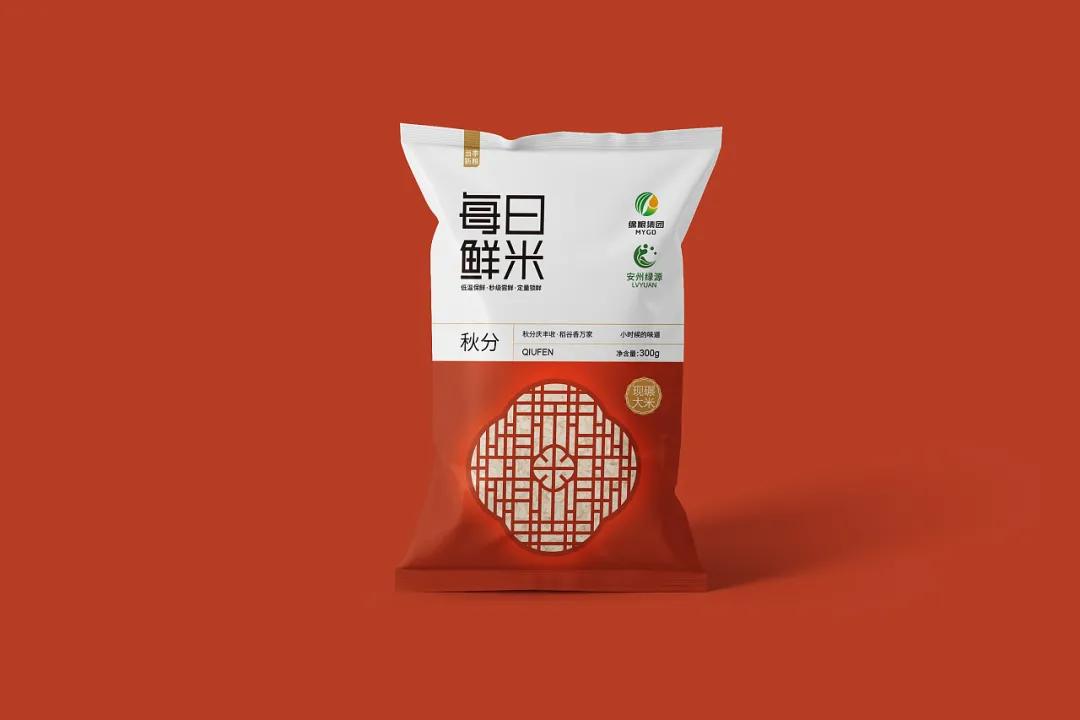 大米包装创意图案,国内大米包装设计现状