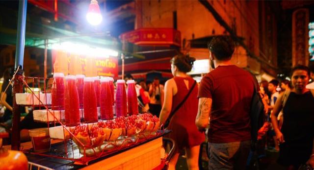 泰国曼谷唐人街潮汕人,泰国唐人街人来人往