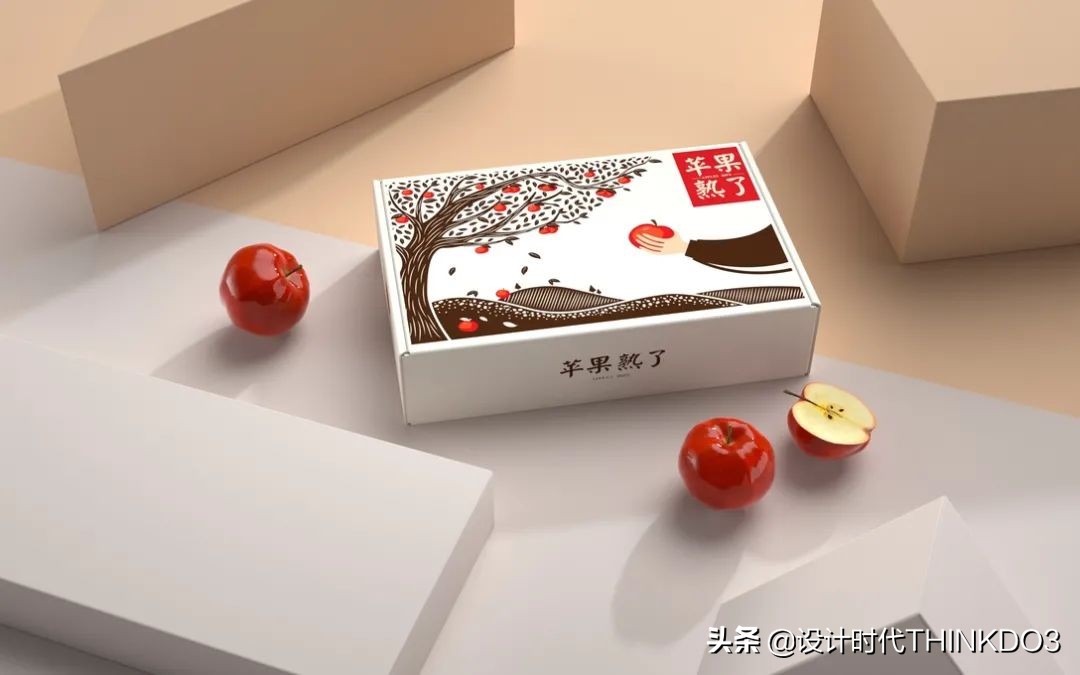 水果礼盒包装设计,水果创意包装礼盒设计