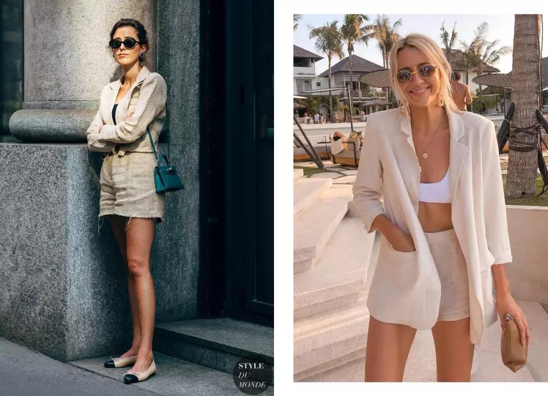 西装短裤夏季高级感,西装短裤秋冬款时尚