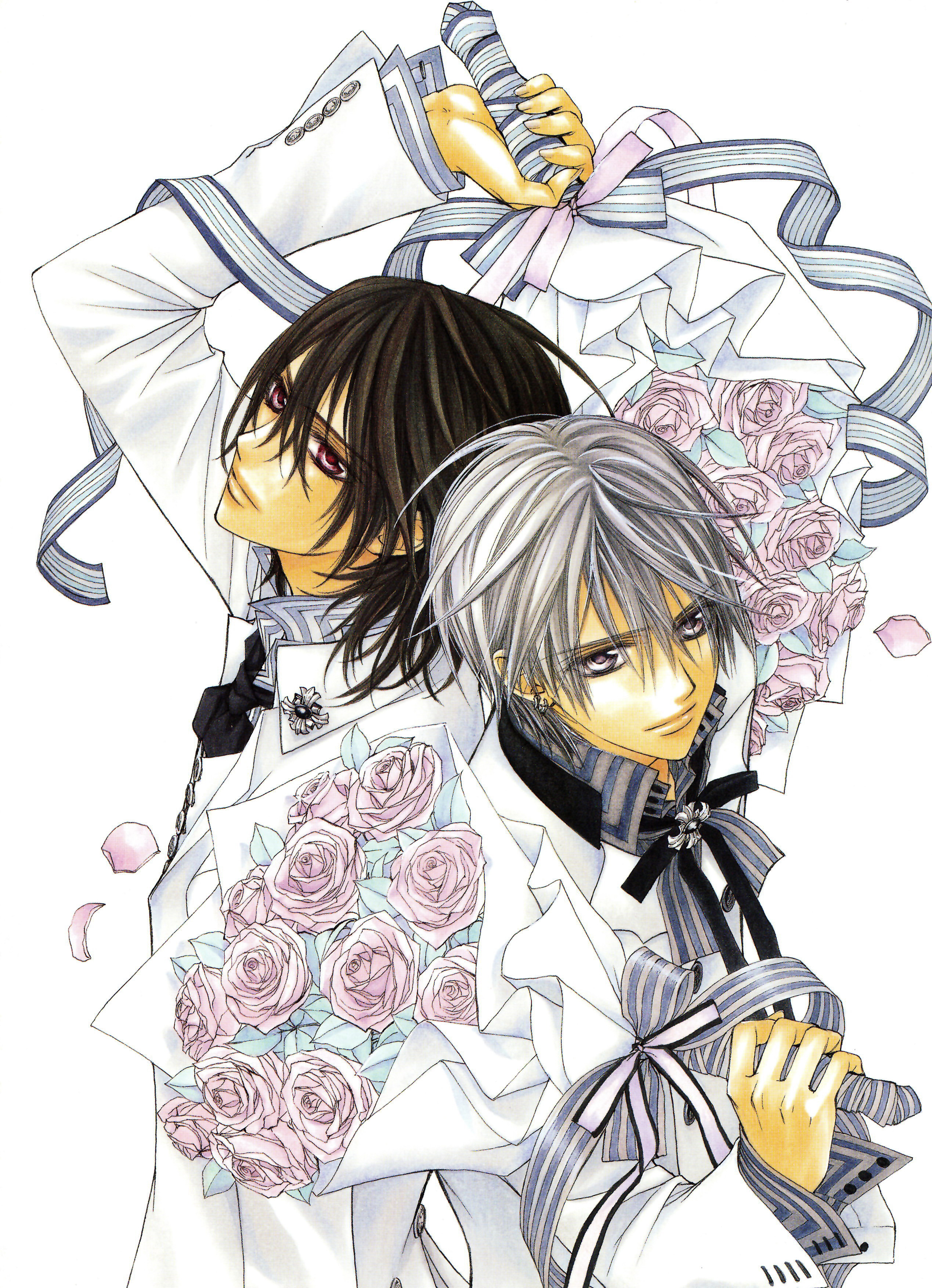 暗黑风吸血鬼动漫图片,吸血鬼骑士漫画手绘