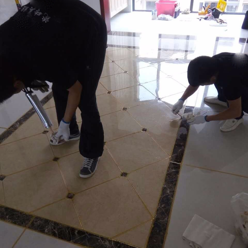 瓷砖留美缝和不留美缝图片对比,现在瓷砖美缝用什么美缝