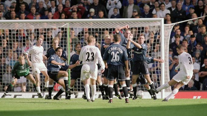 史上最骚点球贝克汉姆,贝克汉姆英超纪录