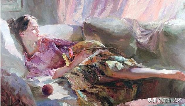 美人如花——一组温婉知性的俄罗斯女性人体油画欣赏