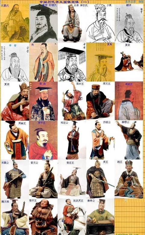 中国历代朝代及皇帝顺序表,中国古代有多少个皇帝姓什么