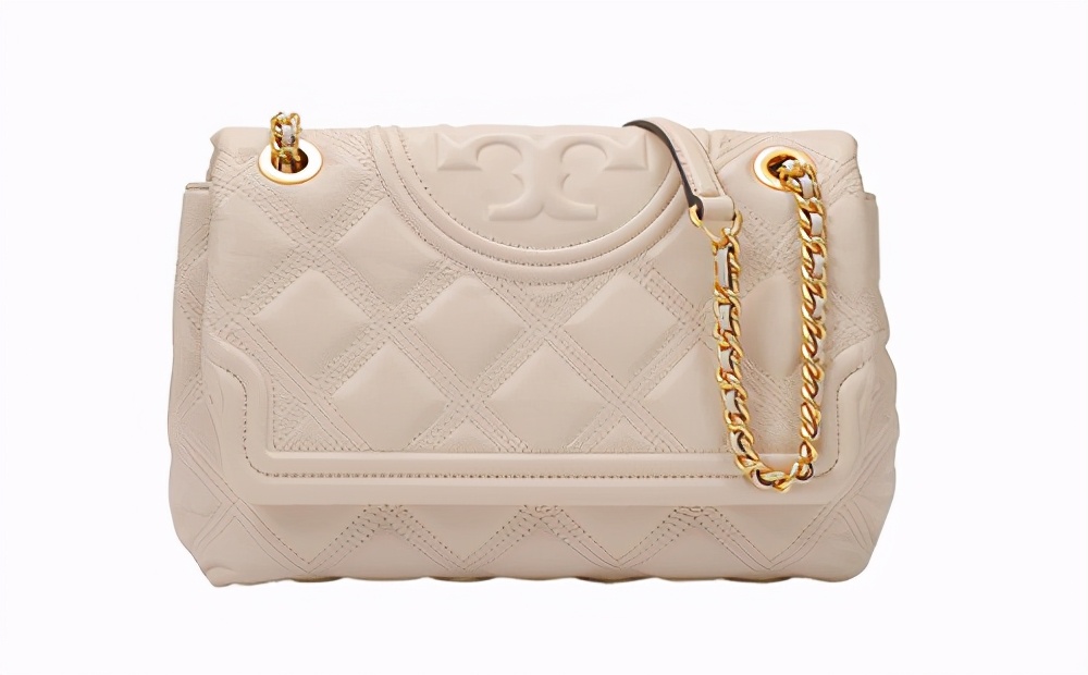 toryburch十字纹牛皮水桶包,burch包单肩包