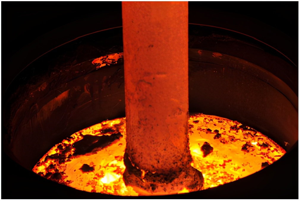 结晶器电磁搅拌钢水旋转观察