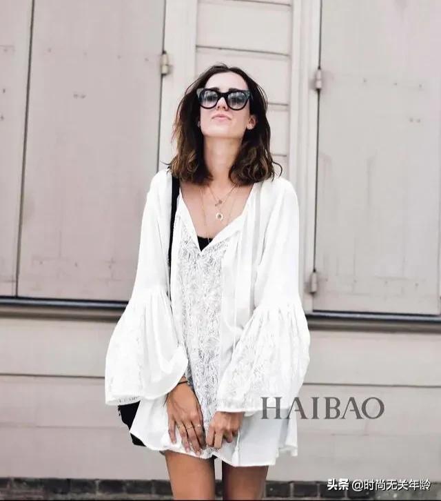 这个秋天跟衬衫很配,法国女人初秋衬衫穿搭